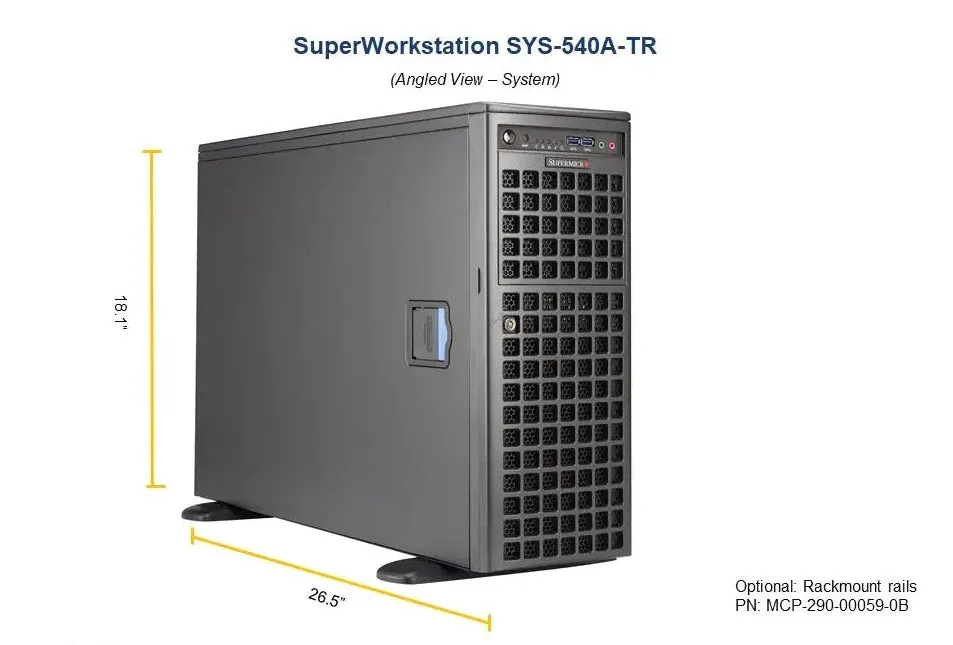 Intel Xeon, 8x 3.5", 16 DIMM - SYS-540A-TR