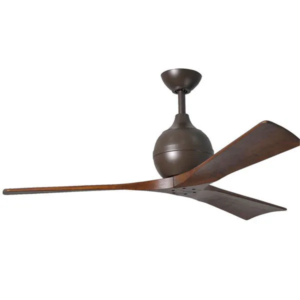 Irene-3 Ceiling Fan with Remote Control by Atlas – Textured Bronze 60″