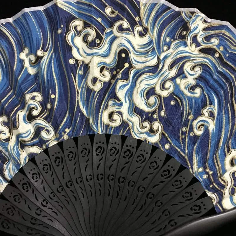 Japanese Folding Fan 【Japanese Ocean】