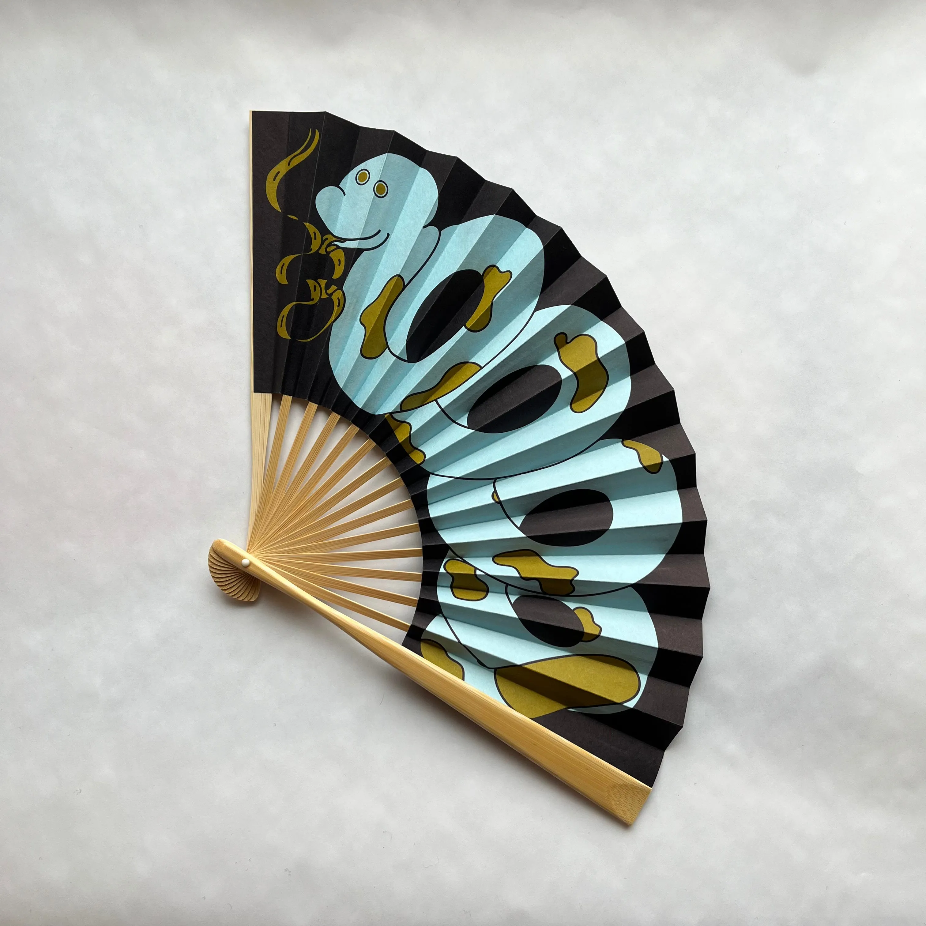 Japanese Zodiac Fan - Snake