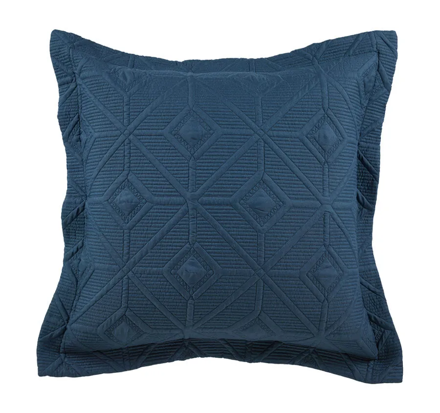 Kazimir European Pillowcase Navy