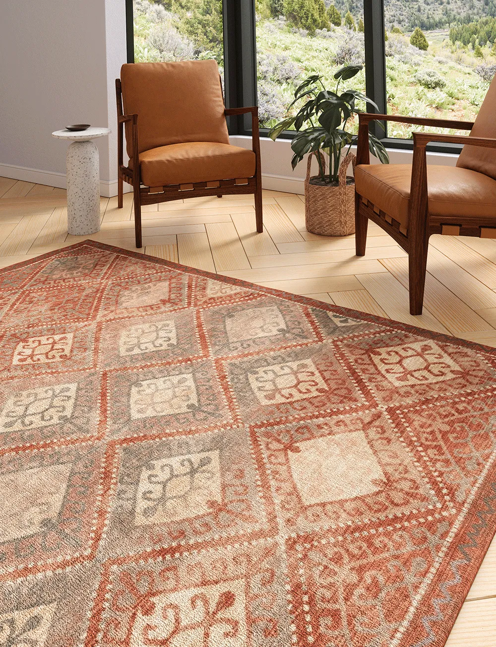 Kazna Orange Rug