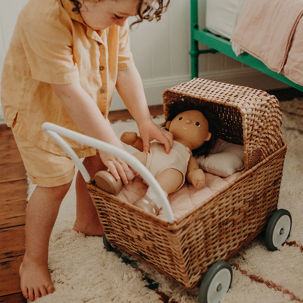 Kinderwagen Bedding-Set Mustard