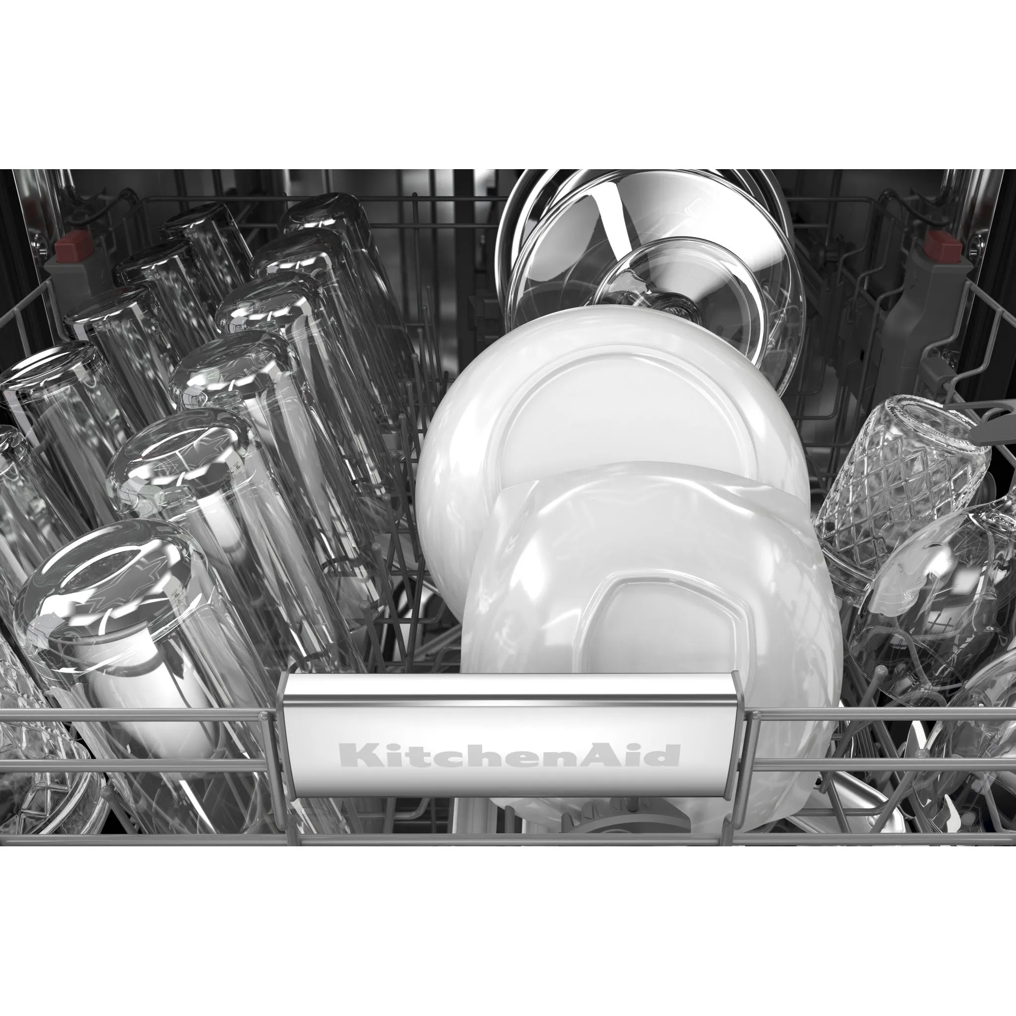 KitchenAid  44 dBA Dishwasher in PrintShield Finish with FreeFlex Third Rack (KDTM604KBS)