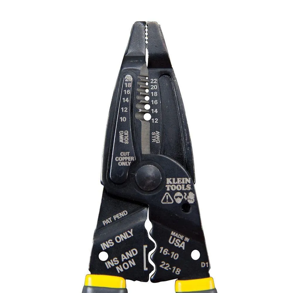 Klein Tools 1009 Multi Tool, Wire Stripper, Crimping Tool, Wire Cutter, Long-Nose Multi-Purpose Electrician Tool