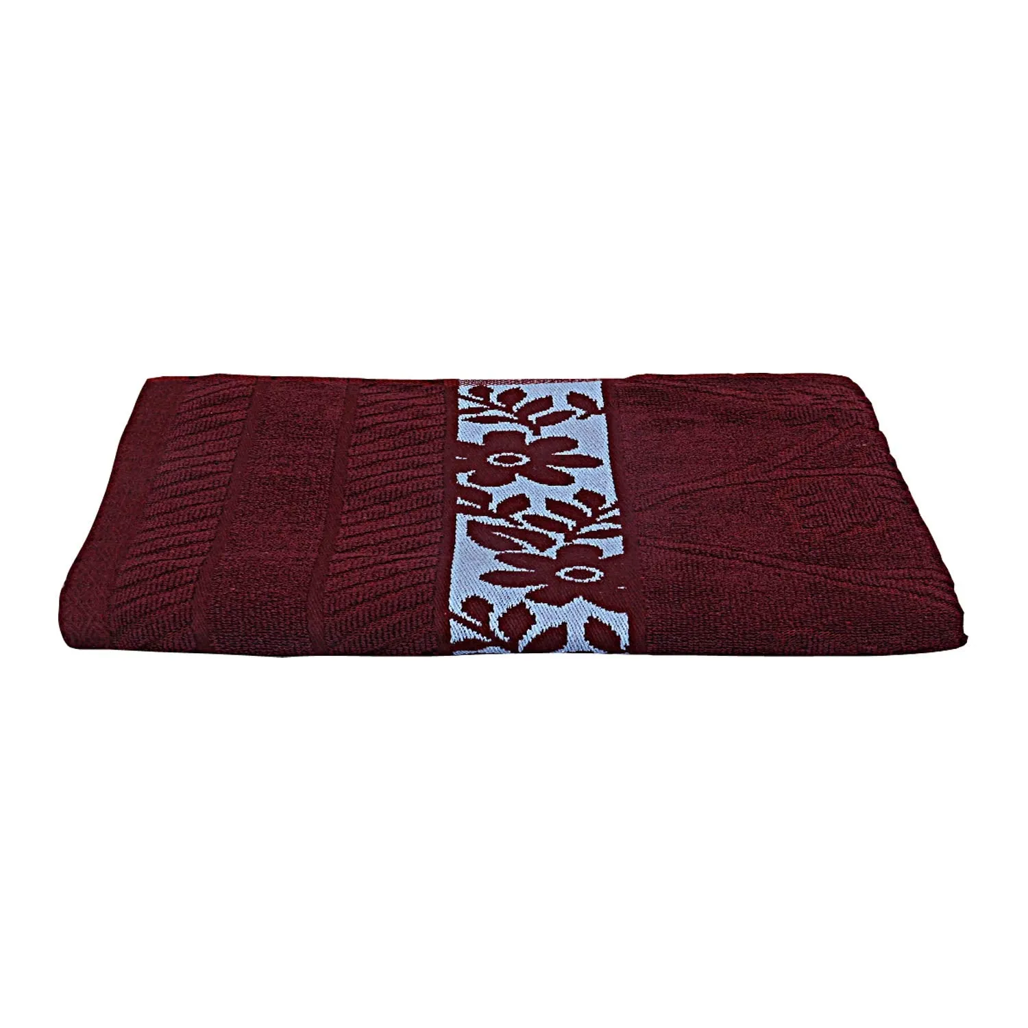 Kuber Industries 100% Cotton Bath Towel 27" x54” (Maroon) -CTKTC8910