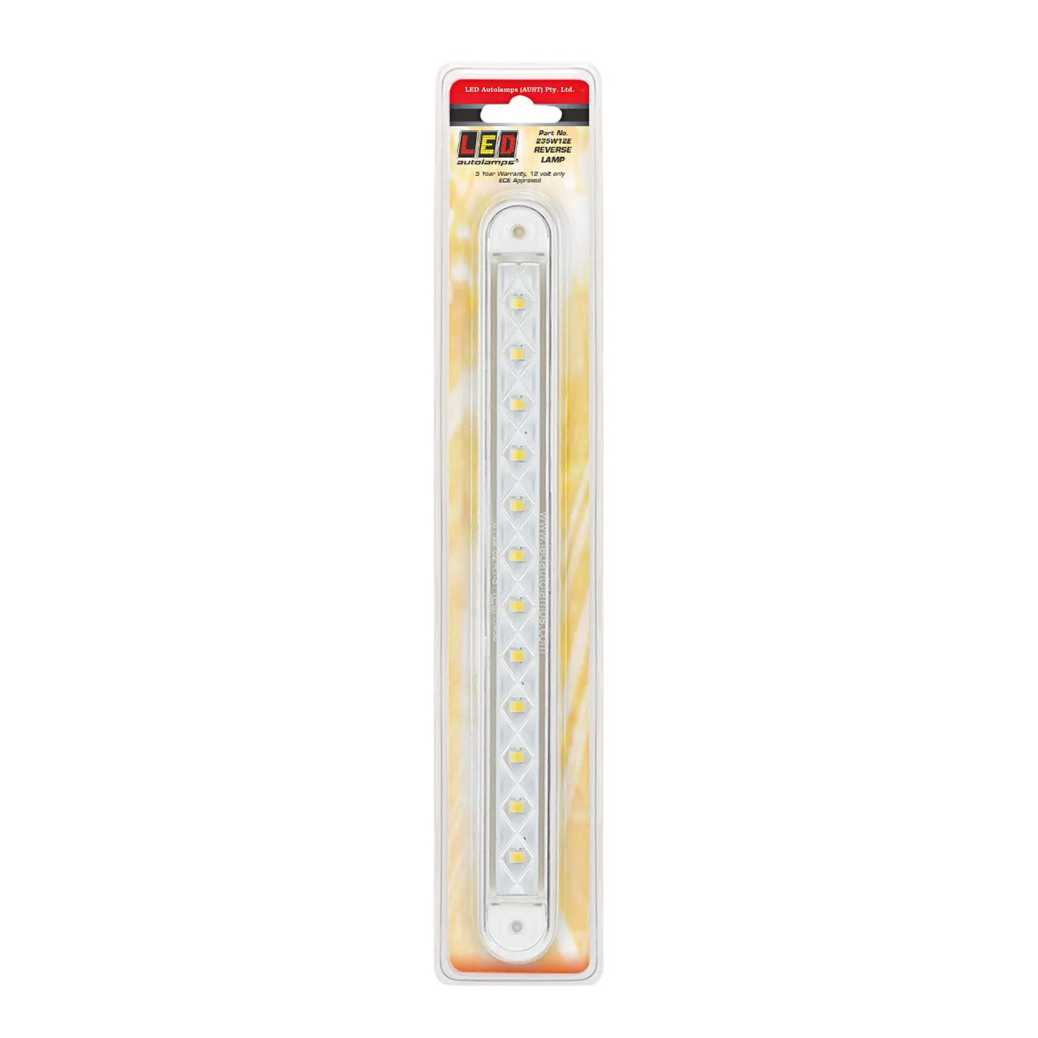 LED Autolamps 235W12E LED Reverse Recessed Strip Lamp