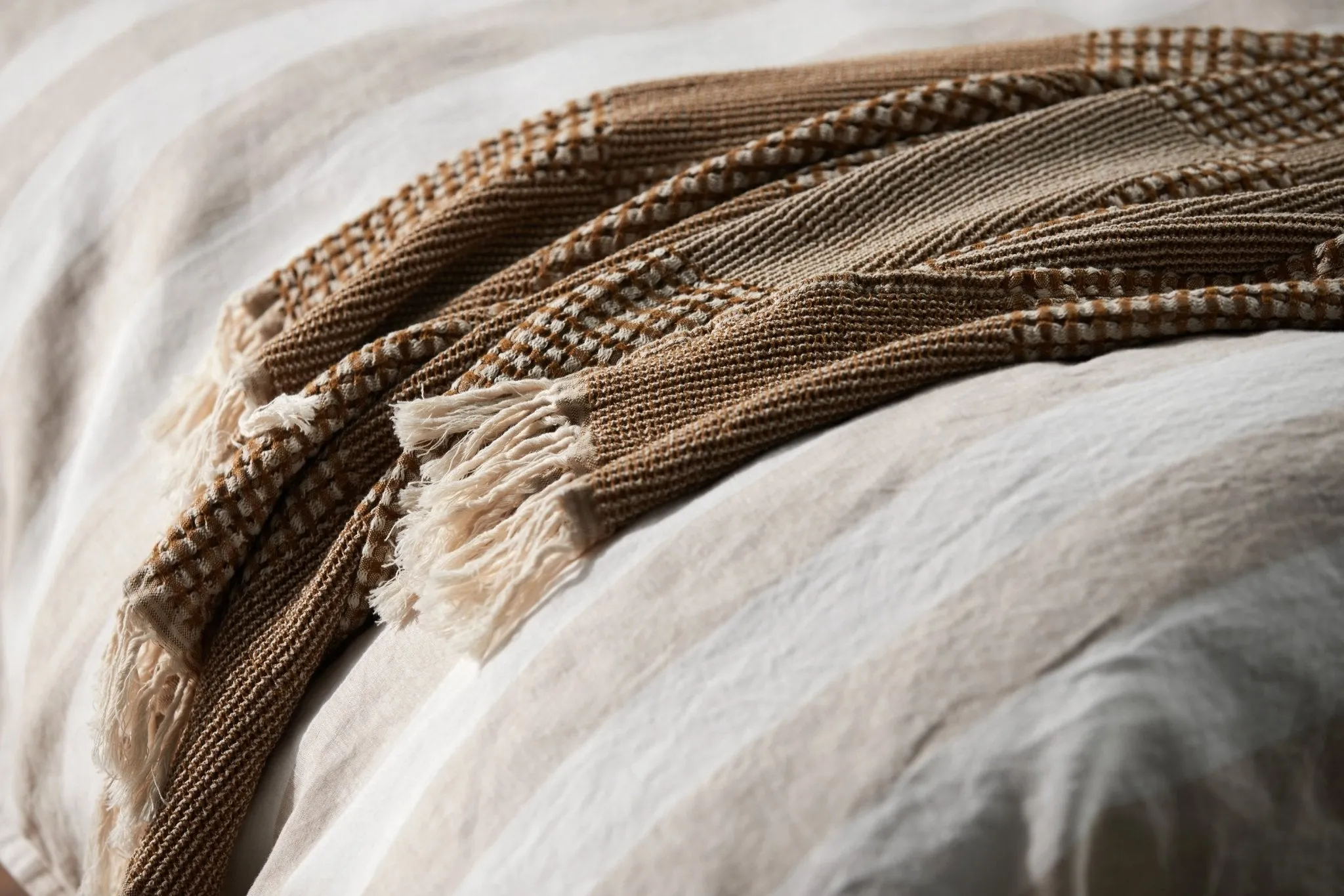 Lonnie Linen Natural Stripe