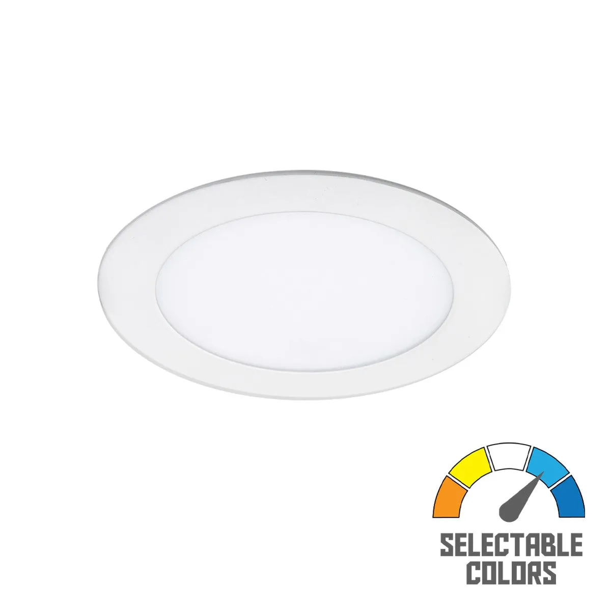 Lotos Wafer-Thin 4 Inch Canless LED Recessed Light, 725 Lumens, Selectable CCT, 120-277V