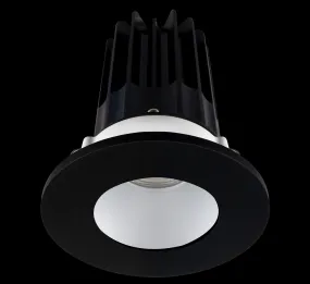 Lotus LED-2-S15W-5CCT-2RRAK-2RTBK 2 Inch Round Recessed LED 15 Watt Designer Series - 5CCT Selectable - 1000 Lumen - Alzak Reflector - Black Trim