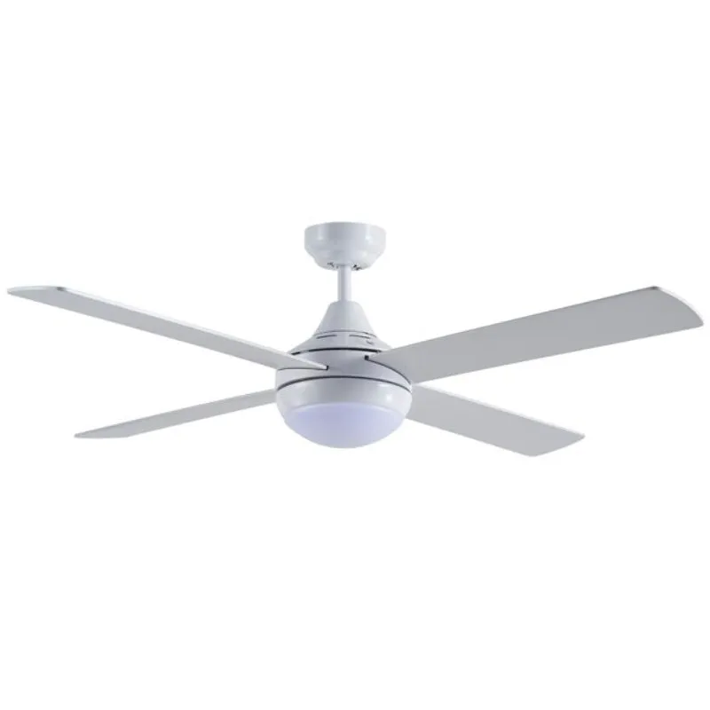 Martec Link 48" AC Ceiling Fan with Tricolour LED Light & Wall Control - White