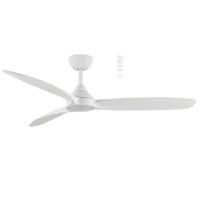 Martec Seaforth DC 1320mm Ceiling Fan with LED Light Matt White