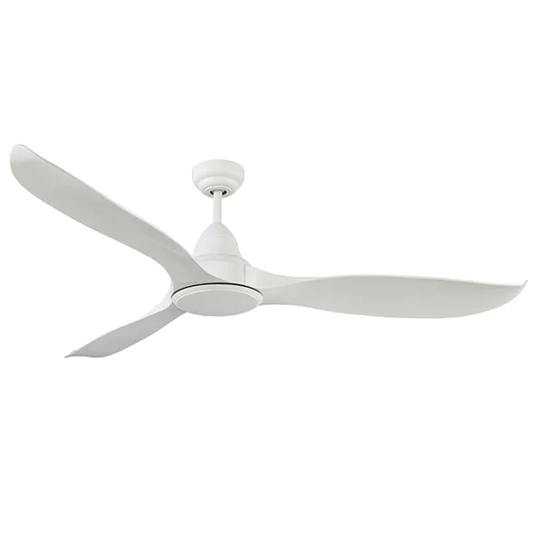 Martec Wave 52in 132cm DC Ceiling Fan with 18W LED CCT Light - White Satin