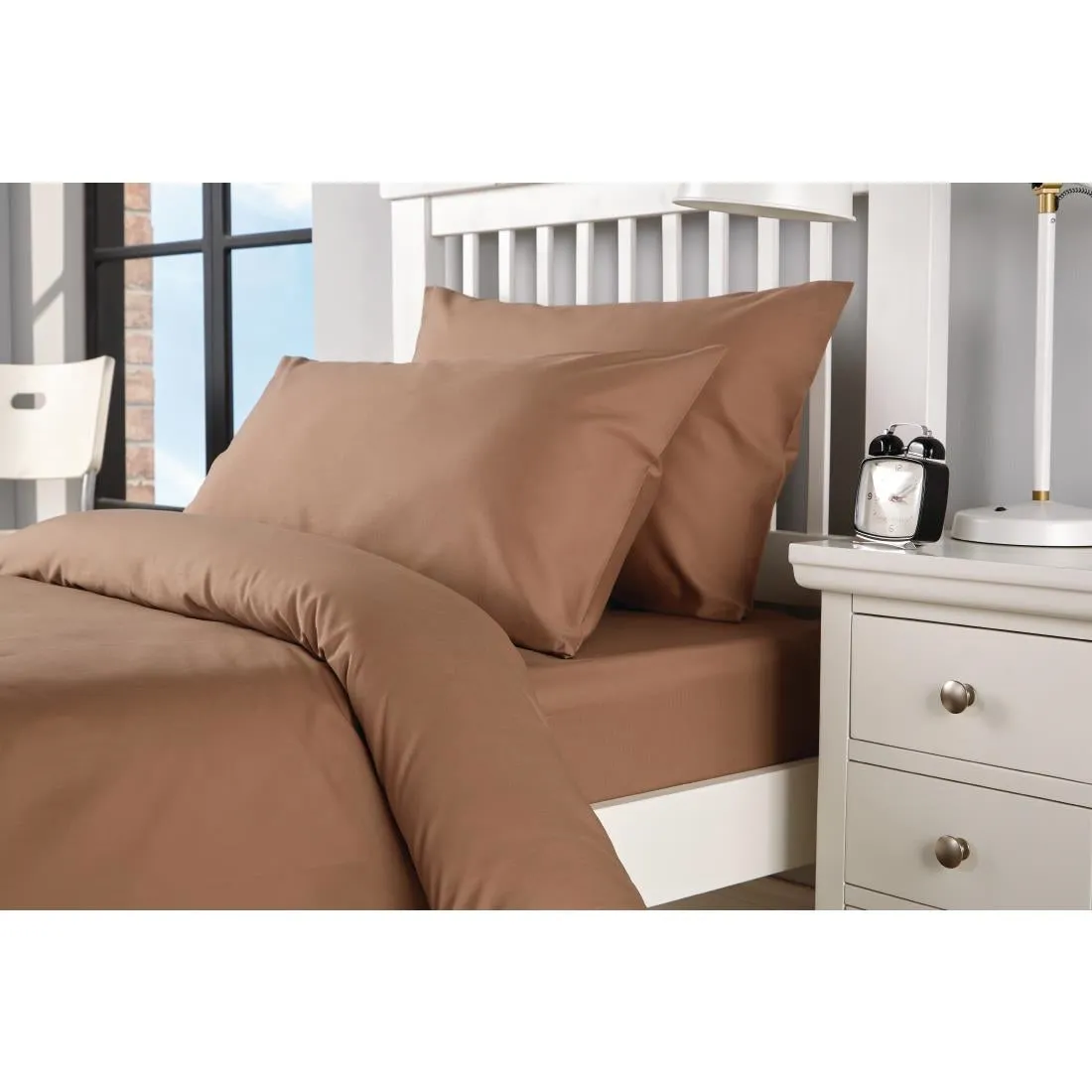 Mitre Essentials Spectrum Housewife Pillowcase Mocha - HB919