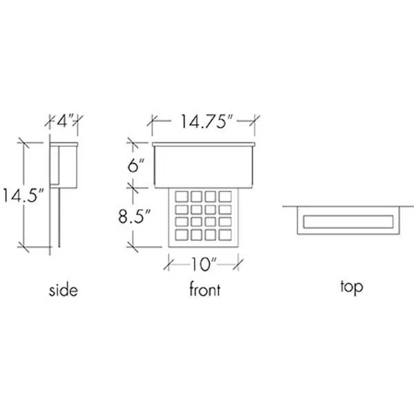 Modelli 15326 Indoor/Outdoor Wall Sconce By Ultralights Lighting