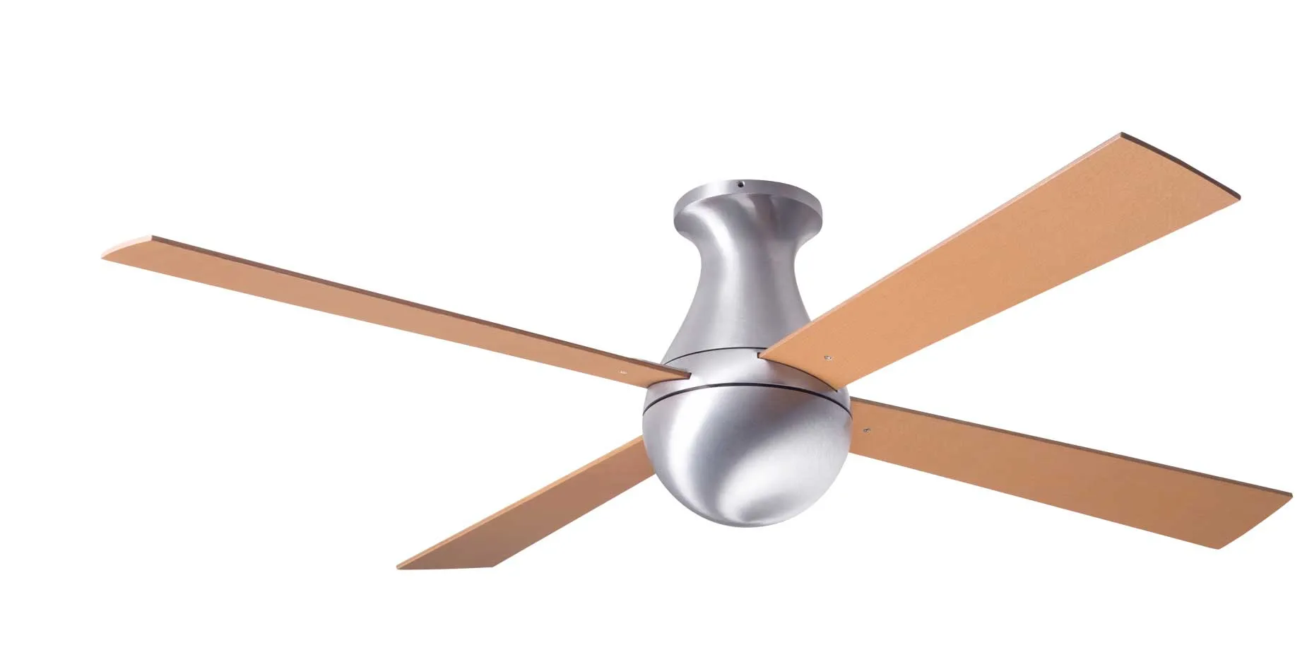 Modern Fan Ball Flush 42" Ceiling Fan - No Light