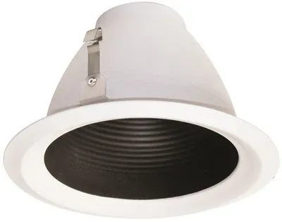 Monument 5 Inch  Recessed Airtight Baffle Trim Black 6-1/2 X 3-7/8 Inch  Br30/Par30