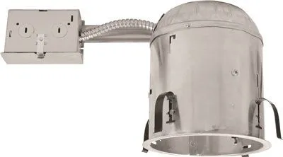 Monument 6-Inch Ic-Rated Remodel Housing Br30 / Par30 Br40 / Par38 150-Watt Max 100-Watt A19 Lamps