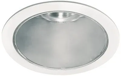 Monument 6 Inch  Recessed Step Baffle Trim With Fresnel Lens White 7-3/8 X 6-1/2 Inch