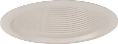 Monument Recessed Lighting 5 Inch  White Metal Baffle With White Metal Trim Ring