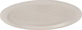 Monument Recessed Lighting 5 Inch  White Metal Baffle With White Metal Trim Ring