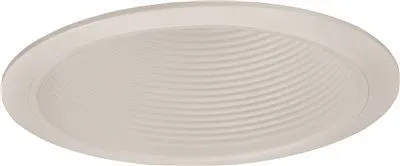 Monument Recessed Lighting 6 Inch  White Nonmetallic Baffle With White Trim Ring