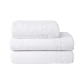 Nature Blanc Bath Towels by Yves Delorme