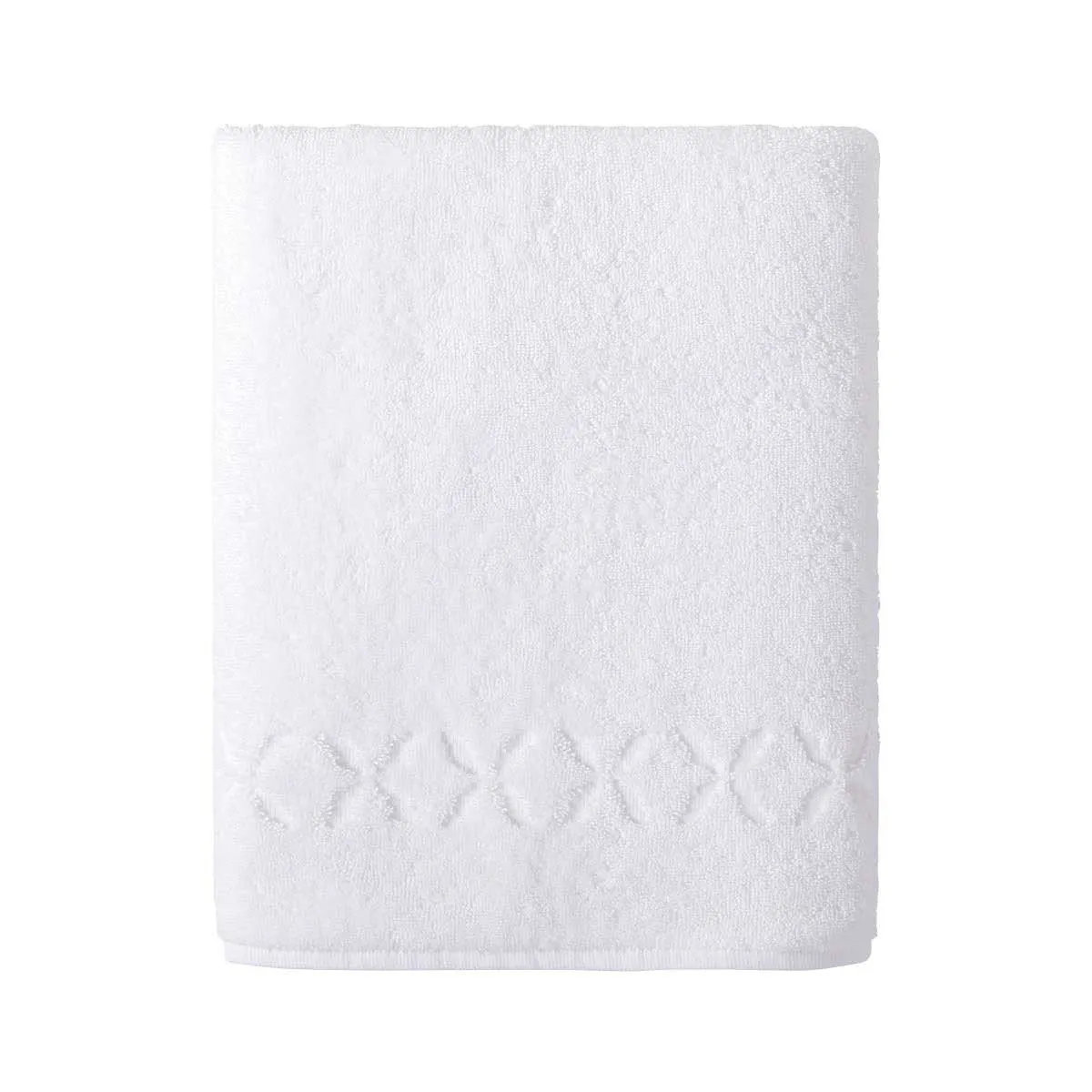 Nature Blanc Bath Towels by Yves Delorme