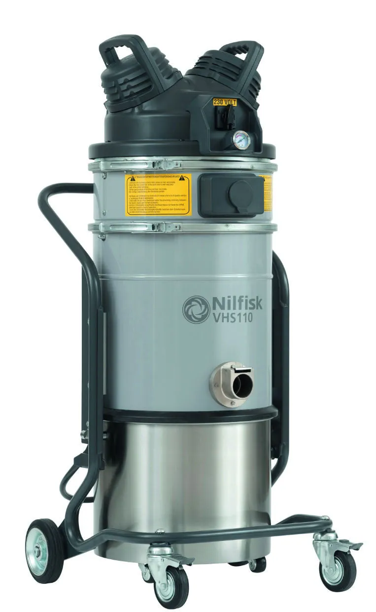 Nilfisk VHS110 Z22 EXA ANZ Approved Explosion Proof Vacuum Complete W Upstream Absolute Filter