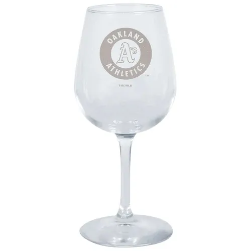 Oakland Athletics 12.75oz Stemmed Wine Glass