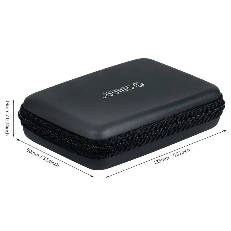 ORICO 2.5 inch External Hard Drive Protection Bag (PHB‐25-BK) / (PHM‐25-BK) - Black