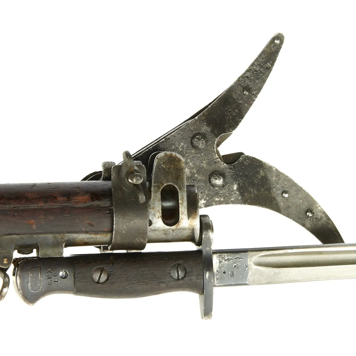 Original British WWI 1917-dated SMLE Wire Cutter No.I MkII by Decimals Ltd