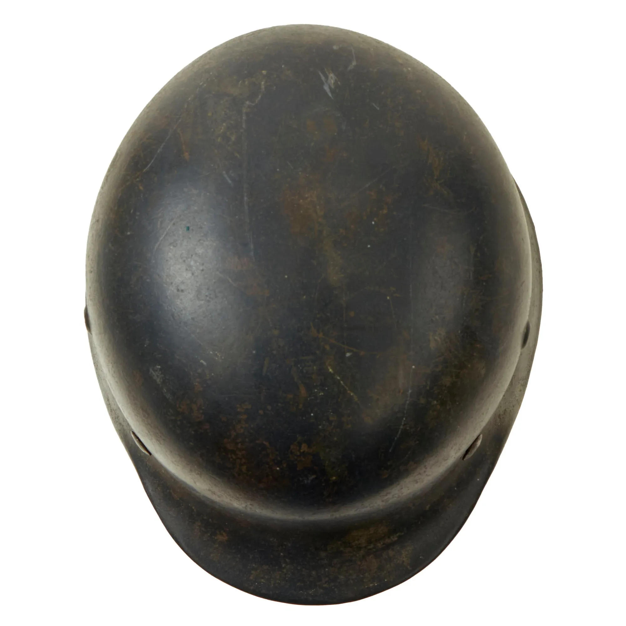 Original German WWII M40 Single Decal Luftwaffe Helmet with 55cm Liner & Broken Chinstrap - Stamped SE62