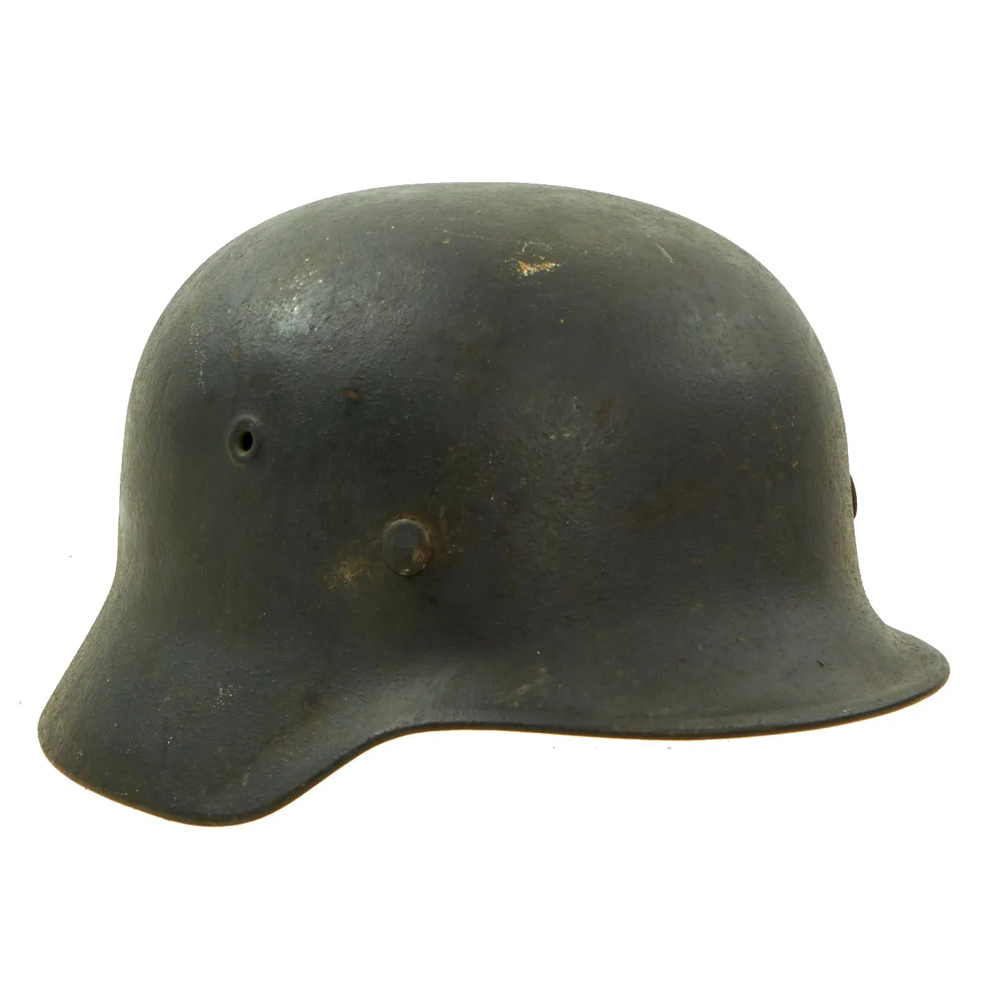 Original German WWII M40 Single Decal Luftwaffe Helmet with Size 56cm Liner - EF64