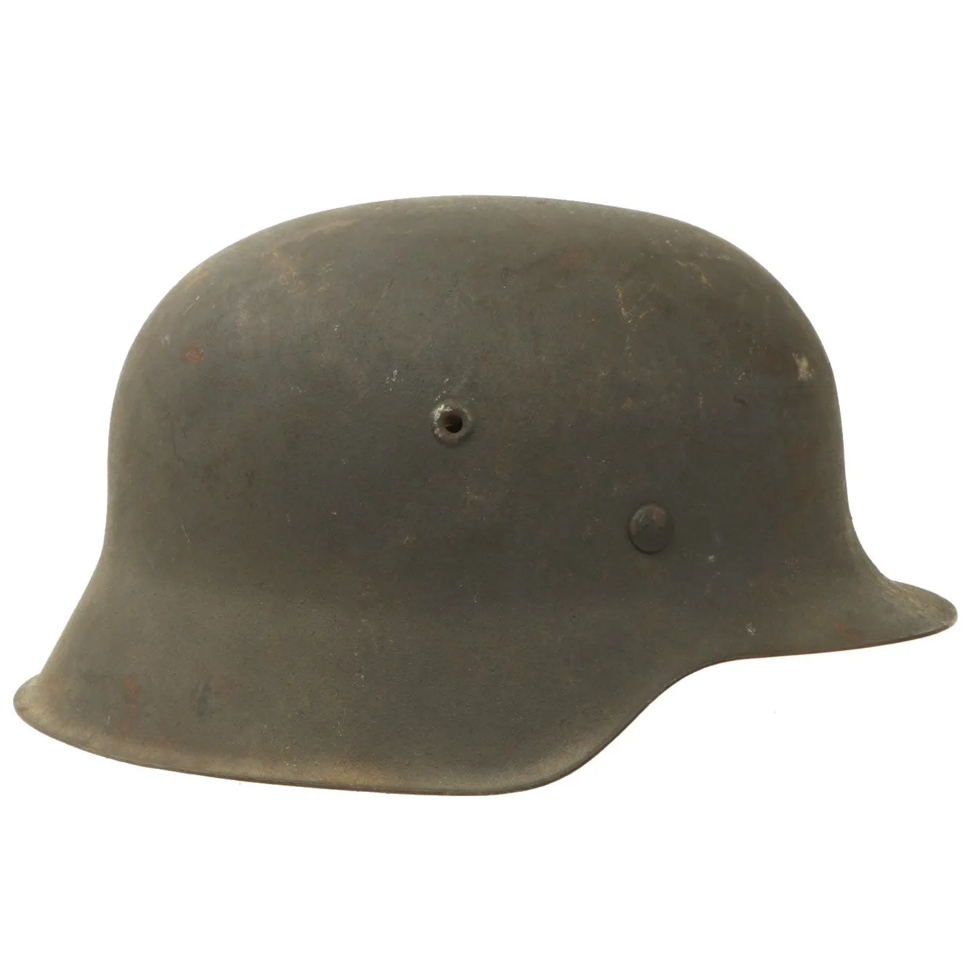 Original German WWII M42 Single Decal Luftwaffe Helmet with 59cm Liner - NS66