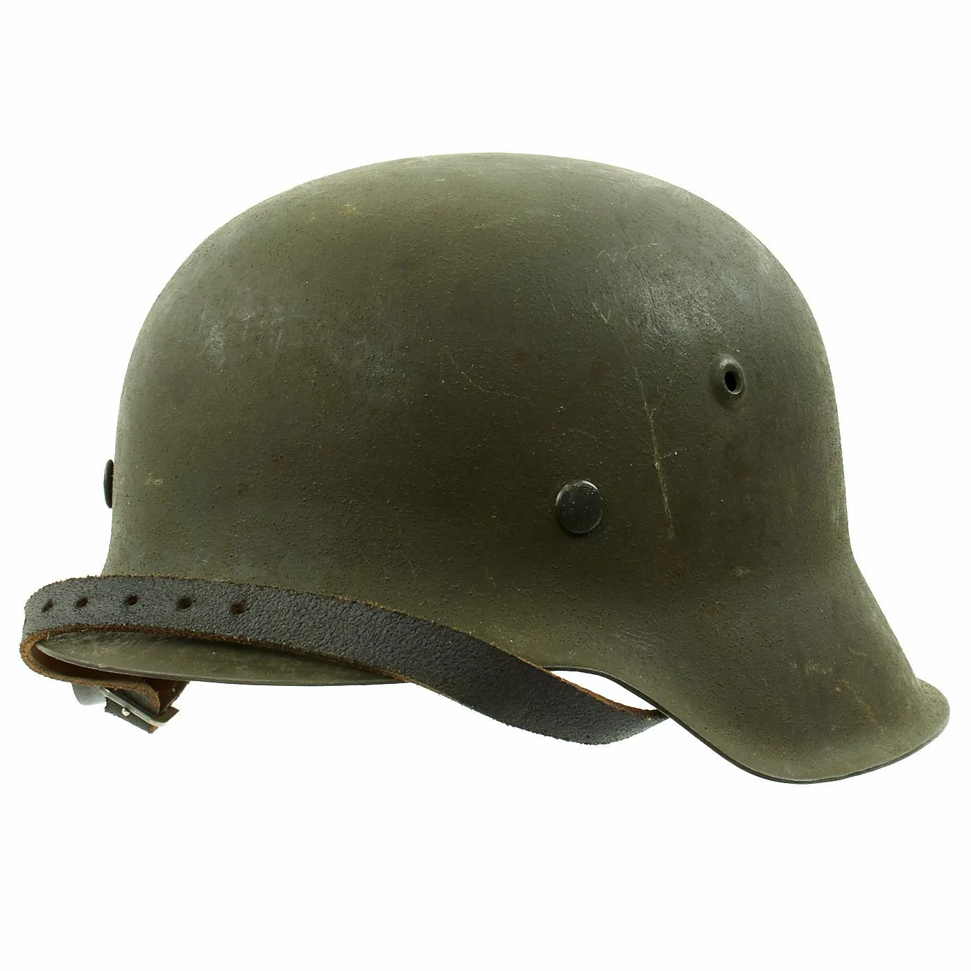 Original German WWII M42 Unissued Helmet with Dome Stamp and 56cm Liner - hkp64