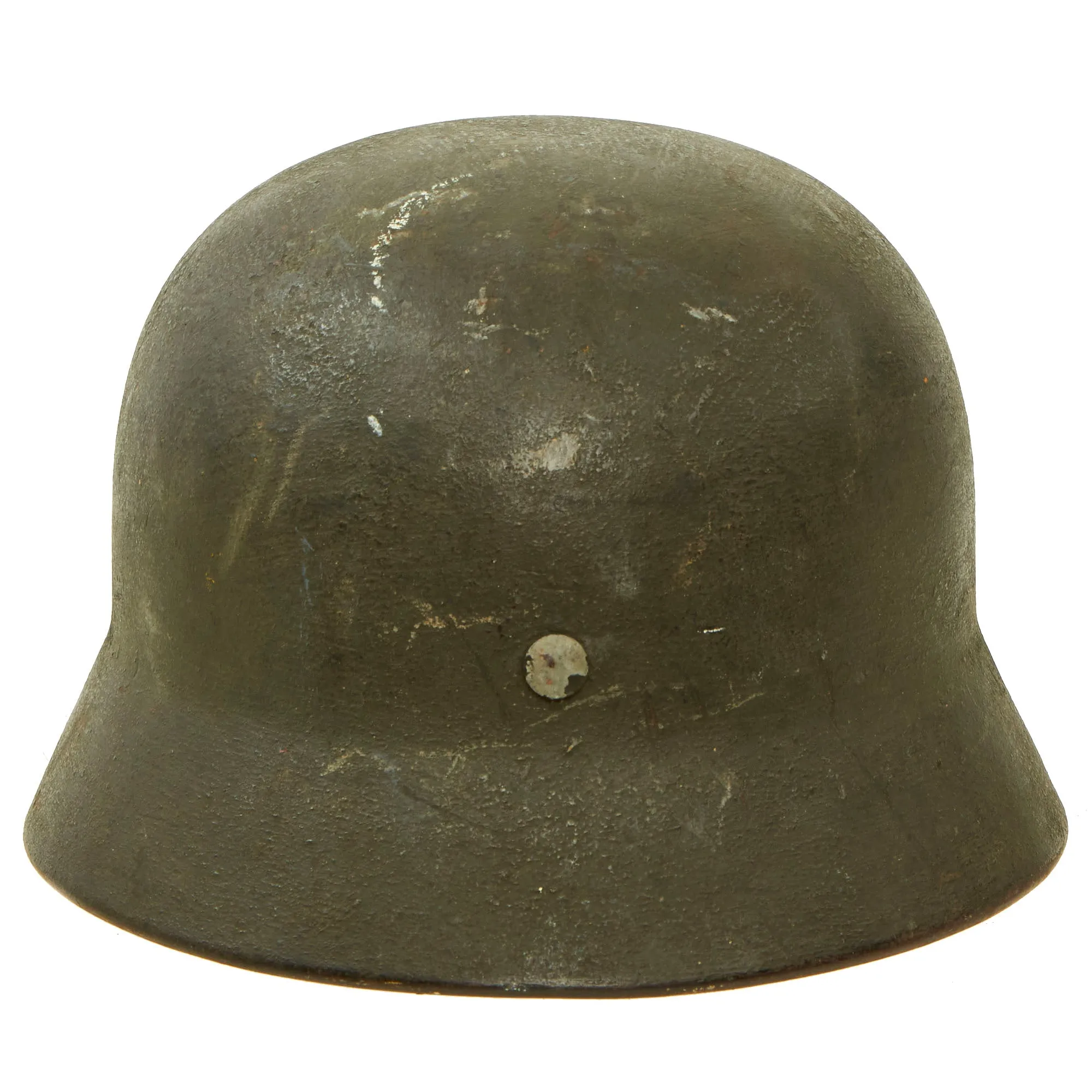 Original German WWII Named Army Heer M40 Double Decal Helmet with 1940 Dated 59cm Liner - EF66