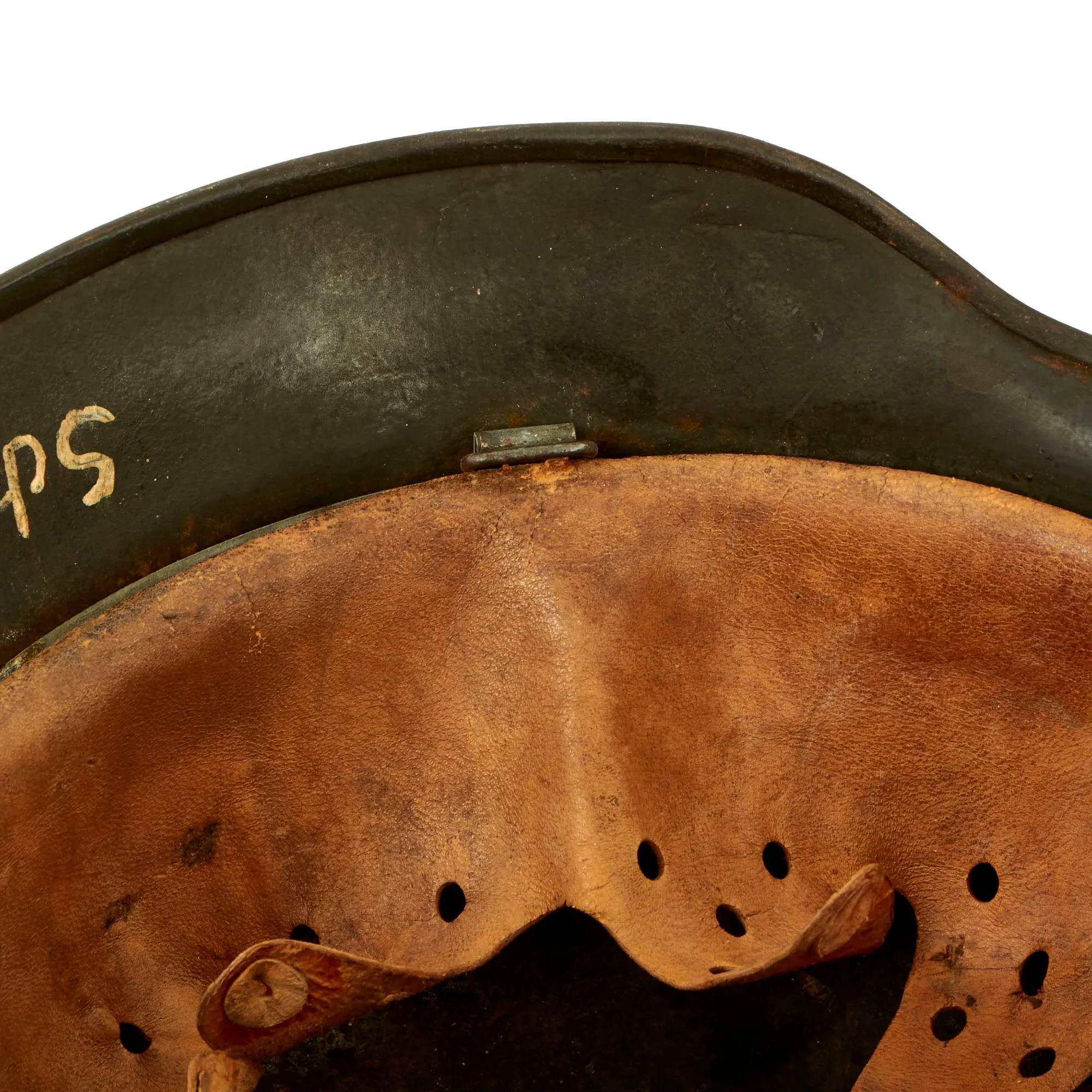 Original German WWII Named Army Heer M40 Double Decal Helmet with 1940 Dated 59cm Liner - EF66