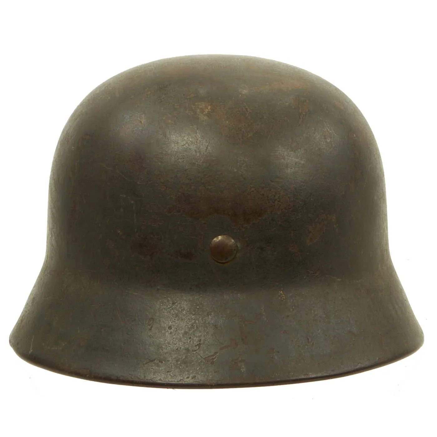 Original German WWII Service Used M40 Single Decal Army Heer Helmet with 57cm Liner - ET64