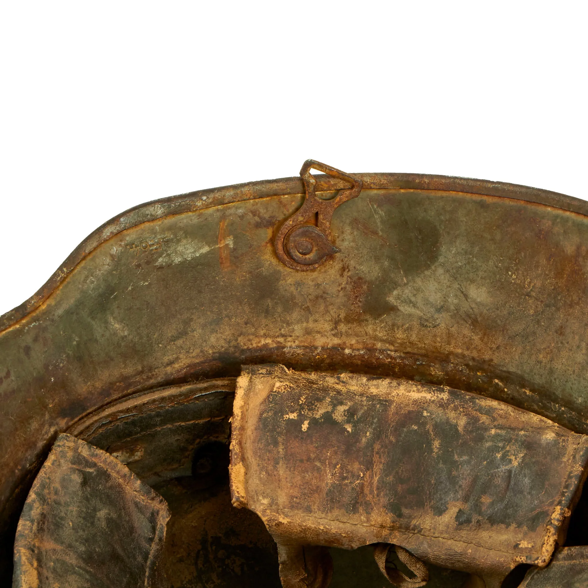 Original Imperial German WWI M16 Stahlhelm Helmet - marked B.F.64.