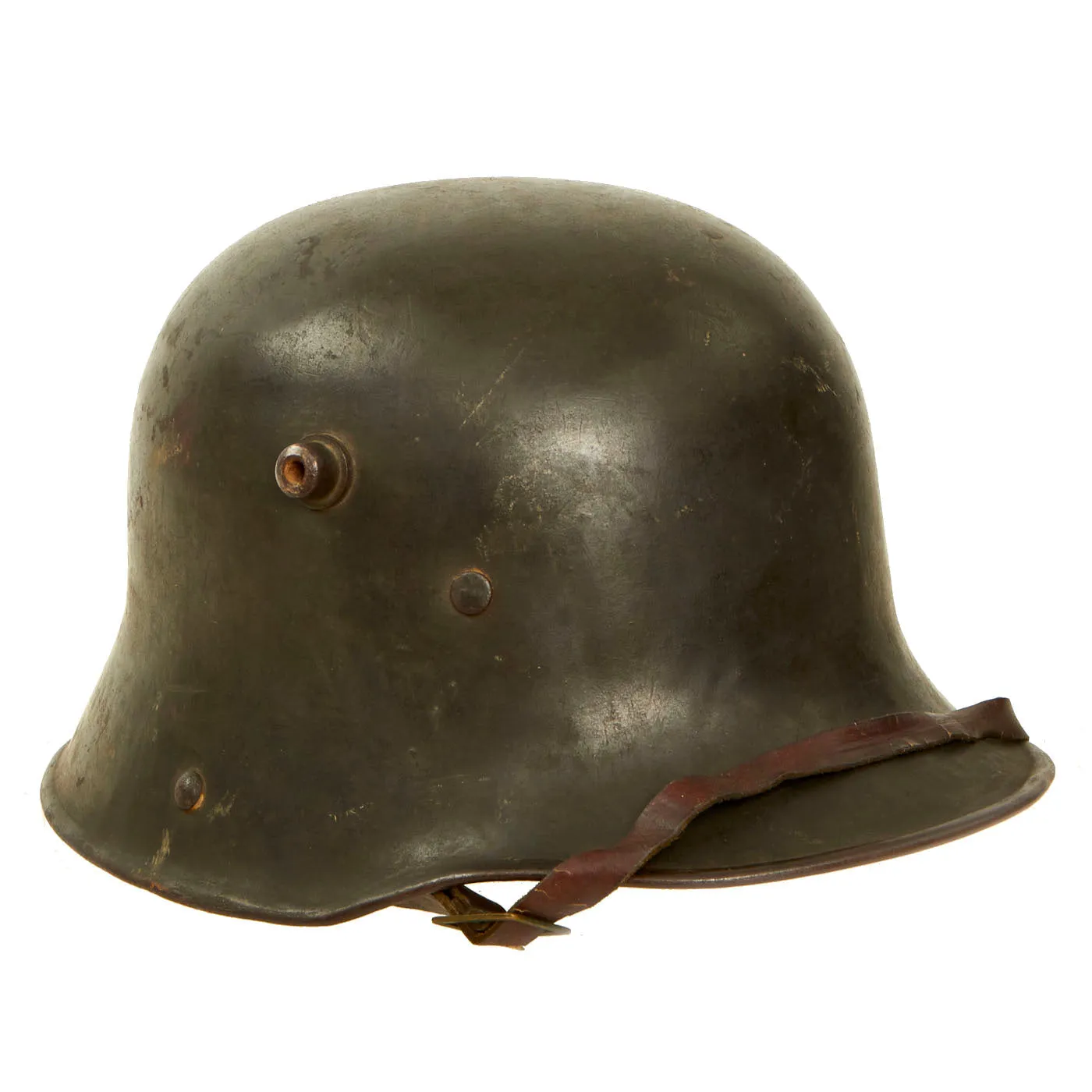 Original Imperial German WWI M16 Stahlhelm Helmet with Liner - Complete