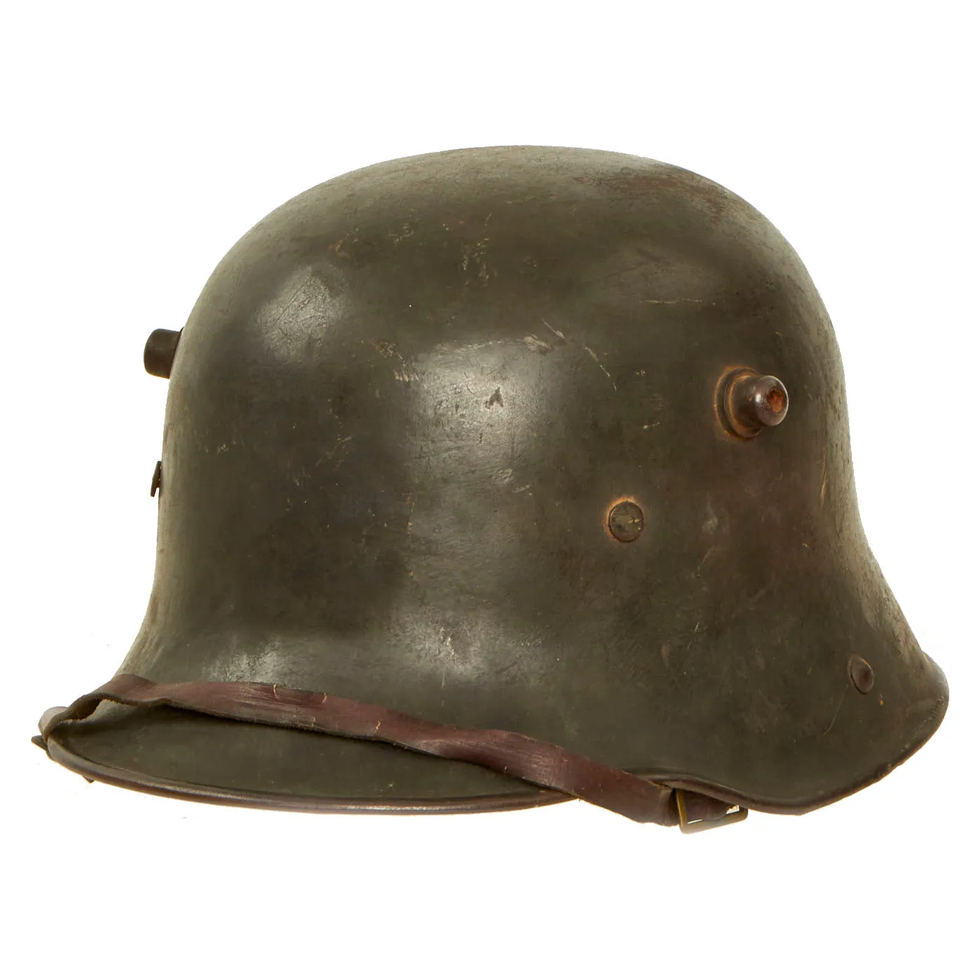 Original Imperial German WWI M16 Stahlhelm Helmet with Liner - Complete