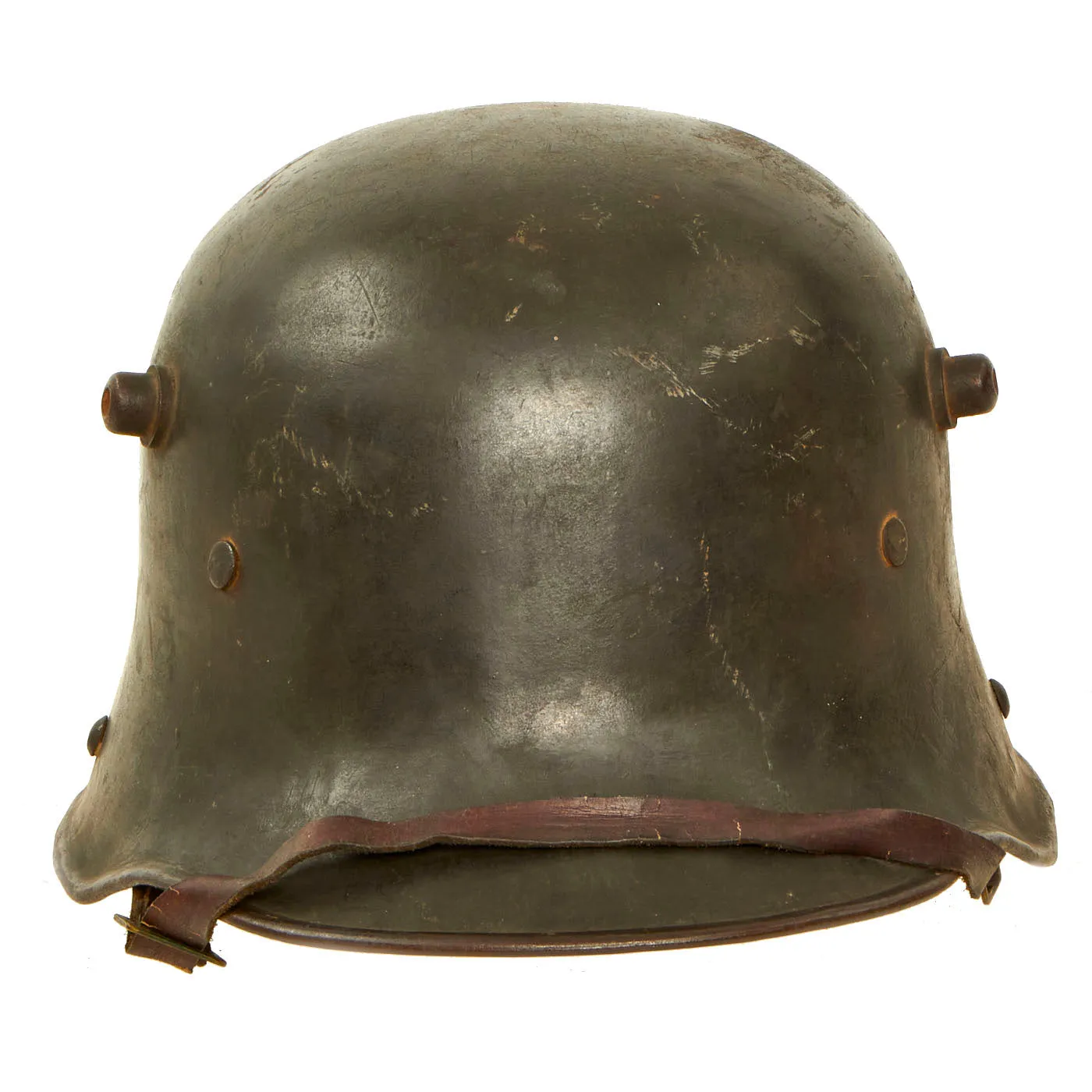 Original Imperial German WWI M16 Stahlhelm Helmet with Liner - Complete