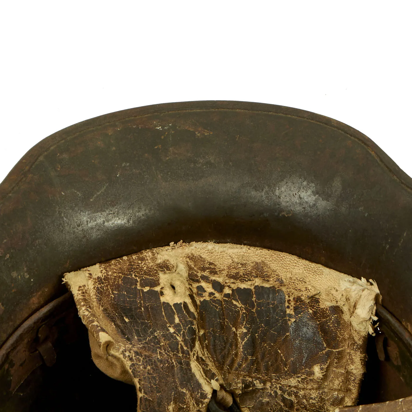 Original Imperial German WWI M16 Stahlhelm Helmet with Panel Camouflage Paint - marked B.F.64.