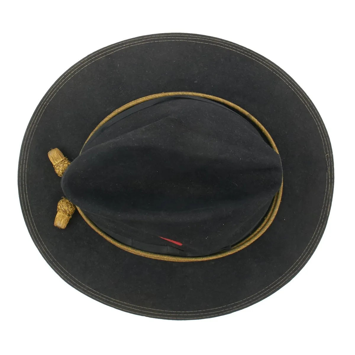 Original U.S. Indian Wars Model 1889 Black Campaign Hat by Conqueror