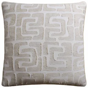 Oui Fringe Muslin Decorative Pillow Ryan Studio