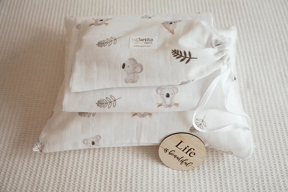 Personalised Organic Cotton Bedding Set | Koala