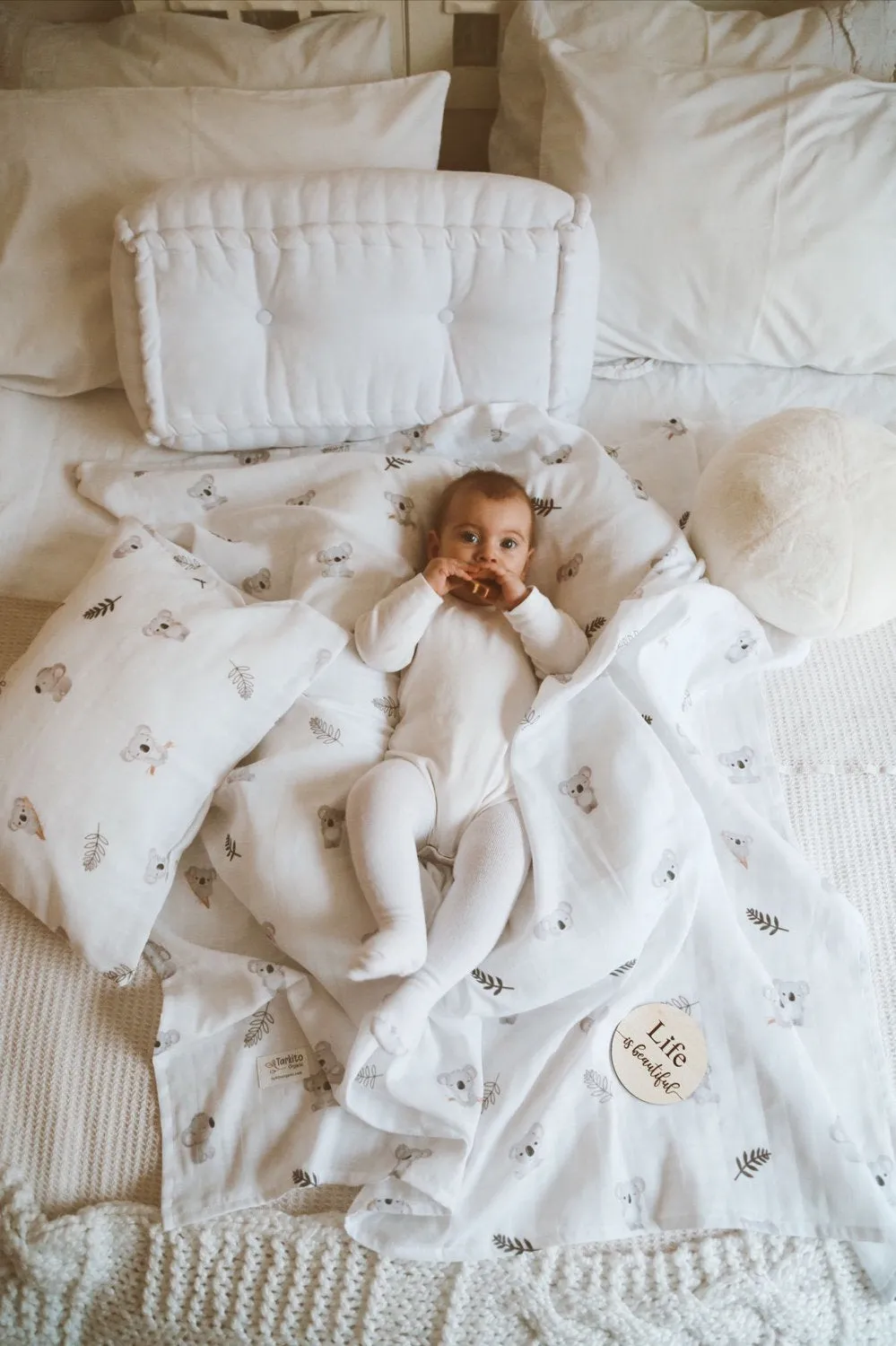 Personalised Organic Cotton Bedding Set | Koala