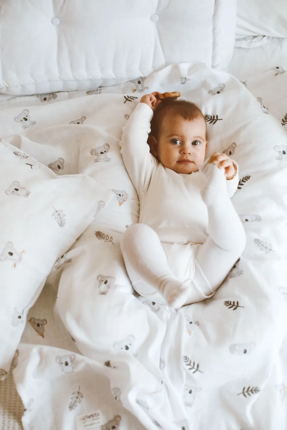 Personalised Organic Cotton Bedding Set | Koala