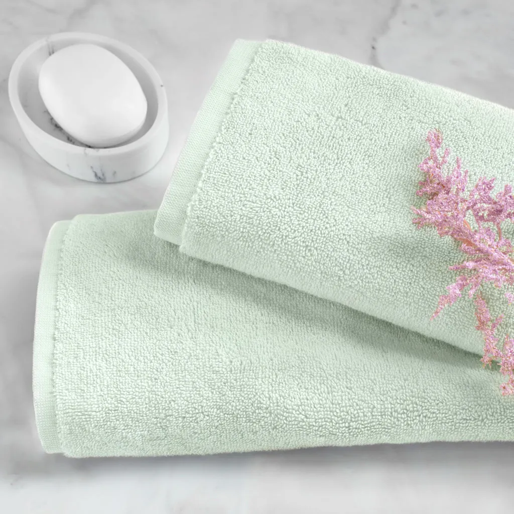 Plush Mint Green Towel Resort Bundle (4 Wash   4 Hand   4 Bath Towels   2 Bath Sheets)